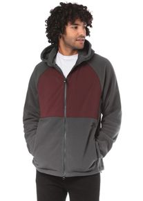 NIKE SB, Heren Fleece jas 'Polartec', donkergrijs / bordeaux
