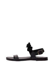 Bianco, Dames Sandalen met riem 'Brooke', zwart