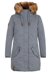 Naketano, Dames Winterjas 'Kaktus trifft Arschgeweih', smoky blue