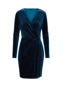 Mbym, Dames Cocktailjurk 'Madena', blauw / nachtblauw