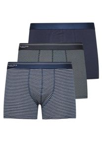 Selected Homme, Heren Boxershorts, kobaltblauw / donkerblauw / wit
