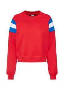 Urban Classics, Dames Sweatshirt, blauw / rood / wit