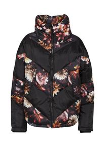 tigha, Dames Winterjas 'Lena', beige / violetblauw / rood / zwart