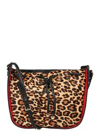 Aldo, Dames Schoudertas 'NEVERLAND', bruin / rood / zwart