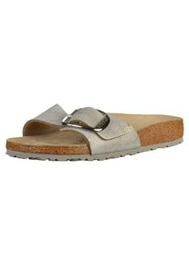 Birkenstock, Dames Muiltjes 'Madrid', zilvergrijs