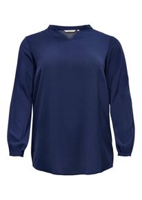 Only Carmakoma, Dames Blouse, blauw