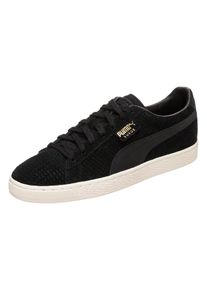 Puma, Heren Sneakers laag 'Suede Classic Perforation', zwart