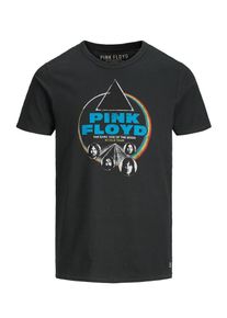 Jack & Jones JACK & JONES, Heren Shirt, neonblauw / sinaasappel / zwart / wit