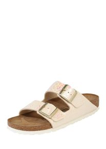 Birkenstock, Dames Muiltjes 'Arizona', crème