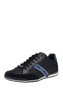 BOSS, Heren Sneakers laag 'Saturn', blauw / zwart