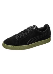 Puma, Heren Sneakers laag 'Suede Classic Badge Flip EM', olijfgroen / zwart
