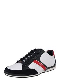 BOSS, Heren Sneakers laag 'Saturn_Lowp_mx', zwart / wit