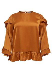 Only Carmakoma, Dames Blouse, sinaasappel