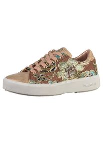 Bugatti, Dames Sneakers laag, bruin / gemengde kleuren