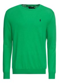 Polo Ralph Lauren, Heren Trui 'LS SF CN PP-LONG SLEEVE-SWEATER', donkergroen