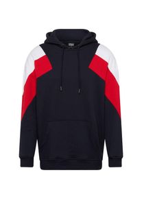 Urban Classics, Heren Sweatshirt, navy / vuurrood / wit