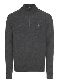 Polo Ralph Lauren, Heren Trui 'LS HZ PP-LONG SLEEVE-SWEATER', donkergrijs