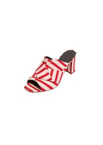 EDITED, Dames Muiltjes 'Elle', rood / wit