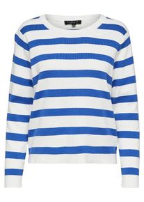 Selected Femme, Dames Trui, royal blue/koningsblauw / wit