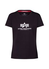 Alpha Industries, Dames Shirt 'New Basic T Wmn', zwart