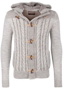 PETROL INDUSTRIES, Heren Gebreid vest, beige gemêleerd