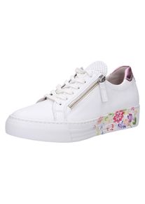 Gabor, Dames Sneakers laag, pink / wit