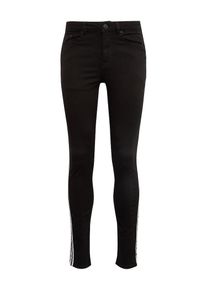 New Look, Heren Jeans 'RPASO 06.04.18 BLACK SKINNY WITH SIDE TAPE', black denim