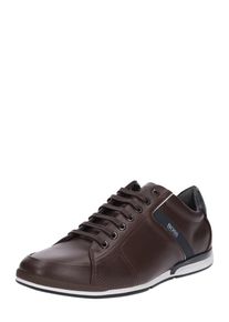 BOSS, Heren Sneakers laag 'Saturn_Lowp_lux4', donkerbruin