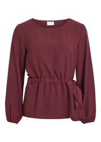 Vila, Dames Blouse, wijnrood