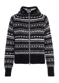 J. Lindeberg J.Lindeberg, Dames Gebreid vest 'Page Fair Isle', zwart / wit