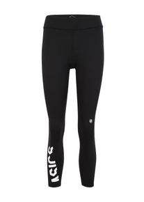 asics, Dames Sportbroek 'ESNT 7/8 TIGHT', zwart / wit