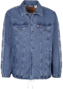 Levi's LEVI'S, Heren Tussenjas 'Track Coachs Trucker', blauw denim