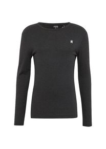 G-Star Raw, Heren Shirt 'Dill r t l/s', antraciet / zwart