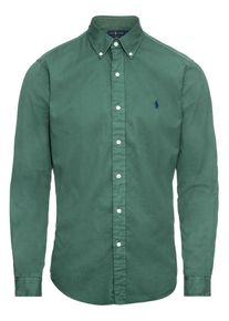 Polo Ralph Lauren, Heren Overhemd 'SL 3BD PPC-LONG SLEEVE-SPORT SHIRT', donkergroen