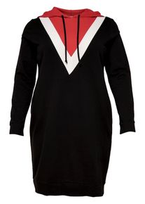 Only Carmakoma, Dames Jurk 'Curvy', rood / zwart / wit