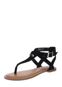 Steve Madden, Dames Sandaal ' HIDDEN ', zwart