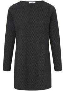 Peter Hahn, Dames Shirt, antraciet / zwart