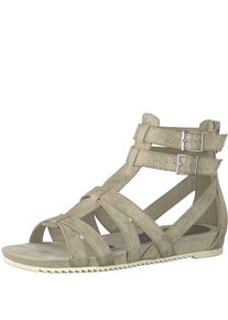 Tamaris, Dames Sandalen met riem, zilvergrijs
