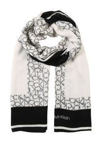 Calvin Klein, Dames Sjaal 'GEO QUILT', zwart / wit
