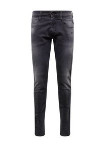 Replay, Heren Jeans 'ANBASS Hyperflex', black denim