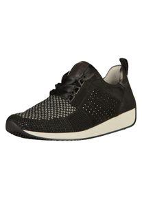 Ara, Dames Sneakers laag, zilvergrijs / zwart