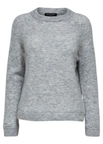 Selected Femme, Dames Trui, grijs gemêleerd