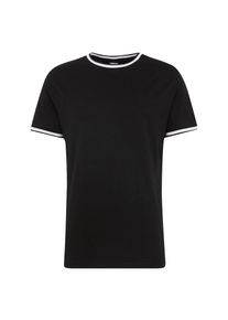 Urban Classics, Heren Shirt 'Collage Pocket Tee', zwart / wit