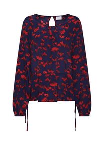 Vila, Dames Blouse 'Vimina Fanly', navy / rood