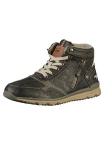Mustang, Heren Sneakers hoog, beige / bruin / antraciet