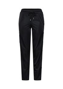 Urban Classics, Dames Broek 'Ladies Button Up', zwart / wit