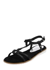 Tom Tailor, Dames Sandaal, zwart