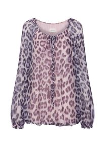 Cartoon, Dames Blouse, crème / aubergine / lichtlila