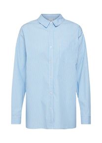 Ichi, Dames Blouse 'TESSE STRIPE', lichtblauw / wit