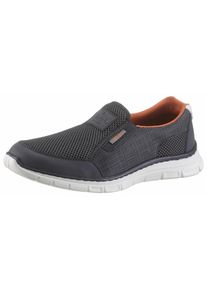 Rieker, Heren Instappers, blauw denim